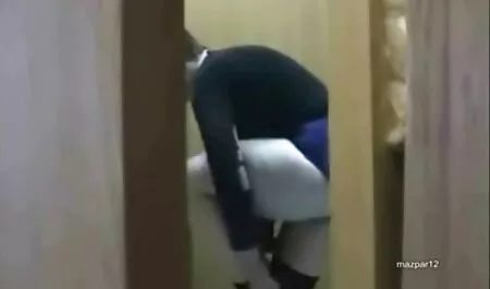 La bellezza della maternità vecchia scopa nipote nella nuova casa.